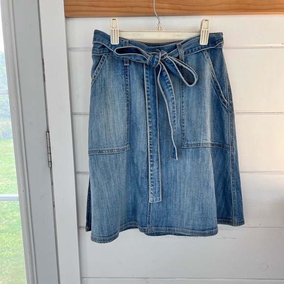 Current/Elliot Denim Wrap Skirt - equivalent to size small. - Picture 4 of 8